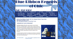 Desktop Screenshot of blueribbonkennelsofohio.com